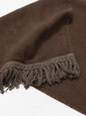 Towel Set Long Fringe Brown by Once Milano | Couverture & The Garbstore