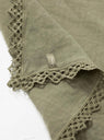 Napkin with Macramé Mint Green by Once Milano | Couverture & The Garbstore