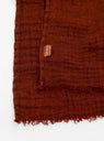 Tasselled Throw Sequoia Red by Once Milano | Couverture & The Garbstore