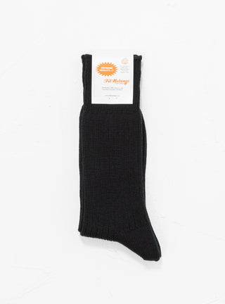 Cody Socks Navy by Fil Melange by Couverture & The Garbstore