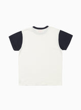 La'ie T-shirt Off White & Dark Navy by Sunray Sportswear | Couverture & The Garbstore
