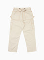 Light Canvas Lumber Pants Ecru by Kapital | Couverture & The Garbstore