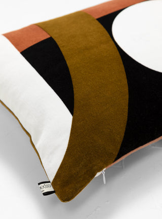 Vision Cushion Ocher Brown by Mapoesie | Couverture & The Garbstore