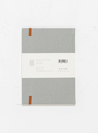 Bea Notebook with Elastic Band Light Grey by Notem | Couverture & The Garbstore