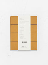 Uma Flat Lay Notebook M Ochre by Notem | Couverture & The Garbstore