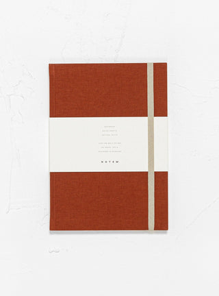 Bea Notebook with Elastic Band Dark Sienna by Notem | Couverture & The Garbstore