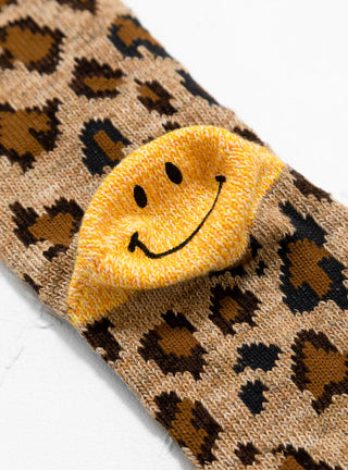 84 Yarns Smilie Leopard Socks Brown by Kapital | Couverture & The Garbstore