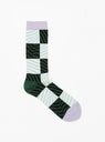 Wave Socks Pastel Green & Purple by Henrik Vibskov by Couverture & The Garbstore