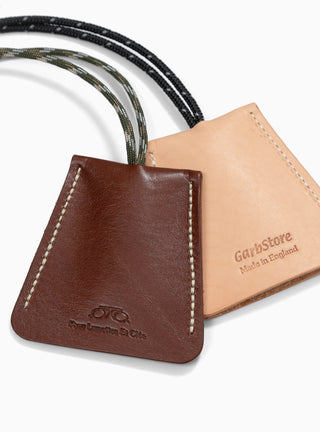 Leather Neck Pouch Brown by Garbstore by Couverture & The Garbstore