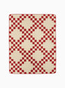 Patchwork Quilt Red & Ecru by BasShu | Couverture & The Garbstore