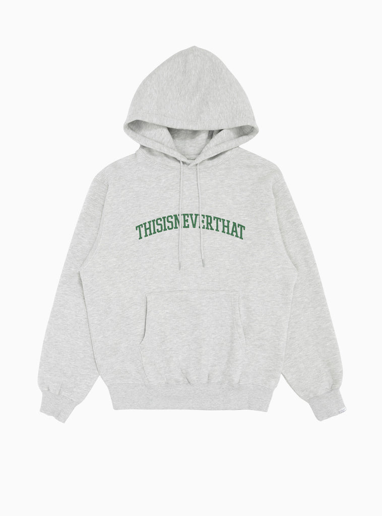Arch Logo Hoodie Heather Grey by thisisneverthat by Couverture & The Garbstore