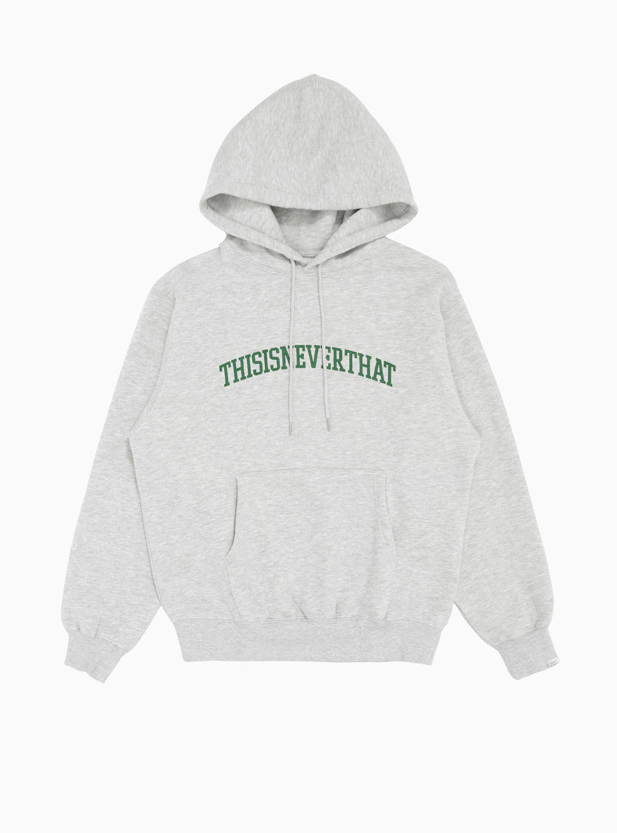 Arch Logo Hoodie Heather Grey by thisisneverthat | Couverture