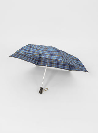 S/AOC Carbon Umbrella Blue Tartan by HIGHMOUNT | Couverture & The Garbstore
