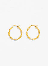 Gemma 18k Hoop Gold by Maria Black | Couverture & The Garbstore