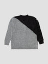 Hand Knit Mohair Cardigan Black and Grey by Noma t.d. by Couverture & The Garbstore