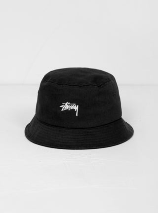 Stock Bucket Hat Black by Stüssy | Couverture & The Garbstore
