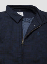 Wool Blend Short Blouson Navy Check by Gramicci | Couverture & The Garbstore