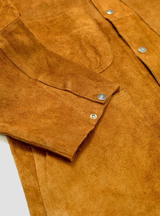 Leather Utility jacket Brown by Orslow by Couverture & The Garbstore