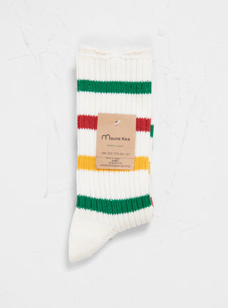 Switch Border Sock Green by Mauna Kea | Couverture & The Garbstore