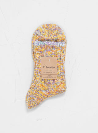 6 Colour Twister Sock Yellow by Mauna Kea | Couverture & The Garbstore