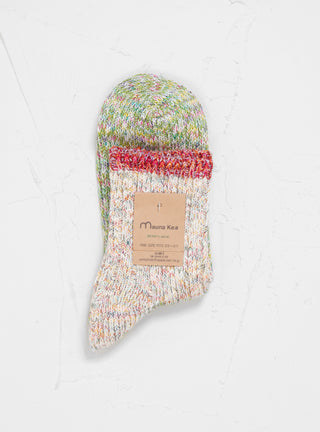 2 Point Switch Ripple Sock Green by Mauna Kea | Couverture & The Garbstore