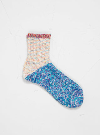 2 Point Switch Ripple Sock Blue by Mauna Kea | Couverture & The Garbstore