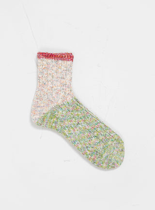 2 Point Switch Ripple Sock Green by Mauna Kea | Couverture & The Garbstore