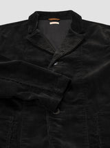 7W Corduroy Hospital Jacket Black by Kapital | Couverture & The Garbstore