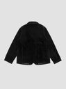 7W Corduroy Hospital Jacket Black by Kapital by Couverture & The Garbstore