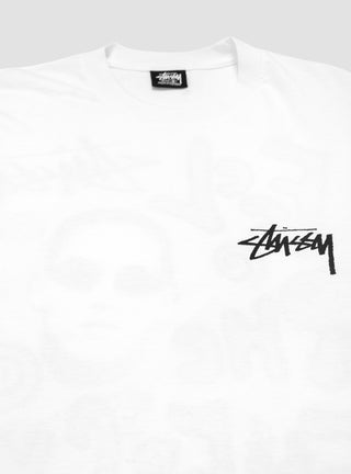 Energy Long Sleeve Tee White by Stüssy by Couverture & The Garbstore