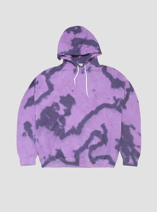 Tie Dye Parka Hoodie Purple by Tamaniwa by Couverture & The Garbstore