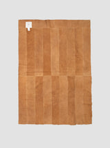 Stripe Rectangular Sheepskin Rug Tan & Chalk by Cawley | Couverture & The Garbstore