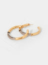 Gold Chunky Hoops Smoky by Shyla by Couverture & The Garbstore