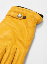 Utsjo Elk Leather Prima Gloves Forest Yellow by Hestra | Couverture & The Garbstore