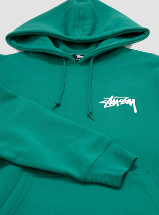 Peace & Love Hoody Dark Green by Stüssy by Couverture & The Garbstore