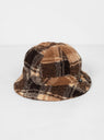 Sherpa Fleece Bell Bucket Hat Plaid by Stüssy by Couverture & The Garbstore