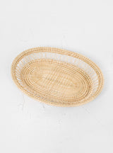 Volute Oval Tray Natural 20cm by Sarany Shop | Couverture & The Garbstore