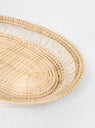 Volute Oval Tray Natural 20cm by Sarany Shop | Couverture & The Garbstore