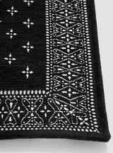 Small Cross Bandana Rug Black by Candy Design & Works | Couverture & The Garbstore
