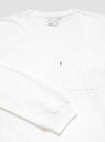 Long Sleeve Pocket T-Shirt White by Adsum | Couverture & The Garbstore