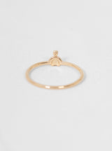 Mini Nestled Ring 10k Gold by Wwake | Couverture & The Garbstore