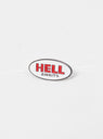 Hell Lapel Pin White & Red by Candy Design & Works | Couverture & The Garbstore