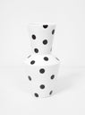Tubolare Medium Vase Black Dots by Mani by Britta Herrmann by Couverture & The Garbstore