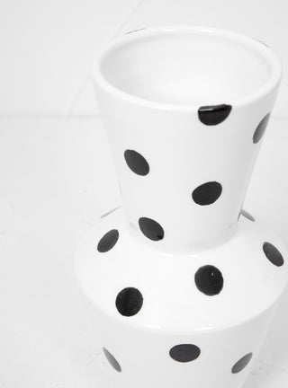 Tubolare Medium Vase Black Dots by Mani by Britta Herrmann by Couverture & The Garbstore