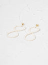 Infinity Pearl Earrings Yellow Gold by Saskia Diez | Couverture & The Garbstore
