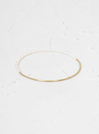 Pearl Bangle Yellow Gold by Saskia Diez | Couverture & The Garbstore
