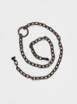 Smiley Mini Glasses Chain Tiger Onyx by Orris London | Couverture & The Garbstore