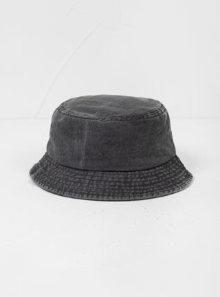 Stock Washed Bucket Hat Black by Stüssy by Couverture & The Garbstore