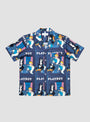 Orson Playboy Shirt Blue by Soulland x Playboy | Couverture & The Garbstore