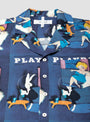 Orson Playboy Shirt Blue by Soulland x Playboy | Couverture & The Garbstore